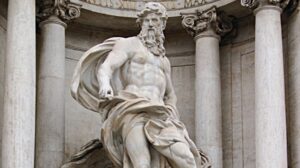 man statue greek god physique