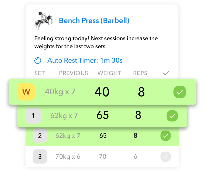 log workout gym