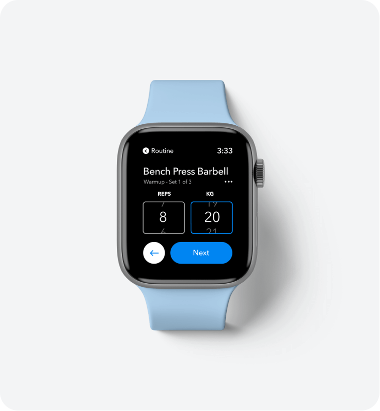 Hevy - Apple Watch - Cutout